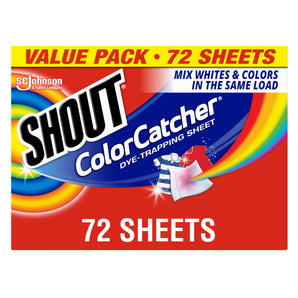 Shout Color Catcher, Dye-Trapping Sheets, 72 Sheets