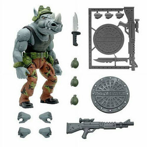 TMNT Ultimates Rocksteady 7" Figure Teenage Mutant Ninja Turtles