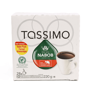 Tassimo Nabob 100% Columbian Coffee Single Serve T-Discs, 28 T-Discs, {Imported from Canada}