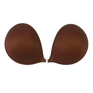 The NuBra Feather-Lite Super Light Adhesive Bra (F700),C,Chocolate