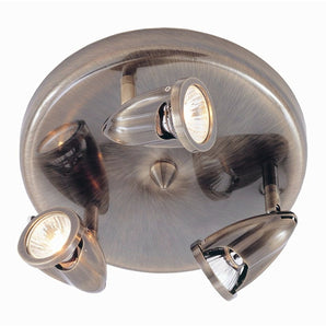 Trans Globe Lighting-W-462 BN-Modern Track Lights - Three Light Track - Round  Brushed Nickel Finish