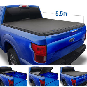 Tyger Auto T3 Tri-Fold Truck Tonneau Cover TG-BC3F1041 Works with 2015 - 2019 Ford F-150 , Styleside 5.5' Bed