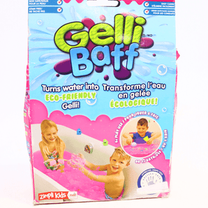 Zimpli Kids Gelli Baff Pink, 1 Bath Pack, Turn Water into Colourful goo! Children's Sensory & Bath Toy, Certified Biodegradable Toy