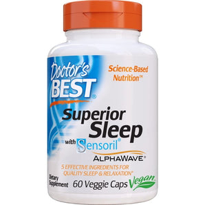 Doctor's Best Superior Sleep with Sensoril 60 Veg Caps