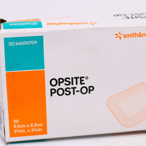 Smith & Nephew Opsite Post-op Transparent Waterproof Dressing, 3-3/4" X 3-3/8" | Box of 20 Each