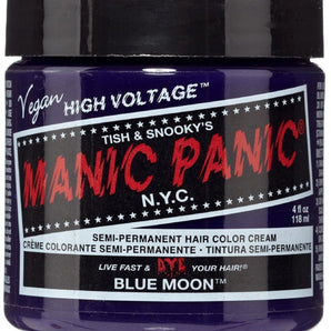 Manic Panic Semi-Permanent Hair Color Cream, Blue Moon 4 oz