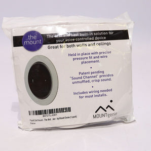 Mount Genie Simple Built-in Wall Mount for Google Nest Mini (2nd Gen) | Award Winning Design | Improves Sound and Appearance | Designed in USA (1-Pack)