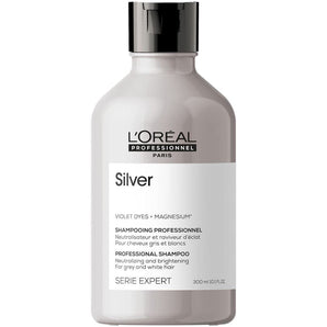 Loreal Serie Expert Silver Shampoo | Neutralizing Purple Cleanser 10.1 oz