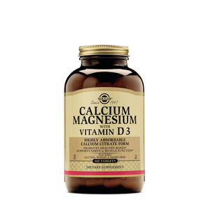 Solgar Calcium Magnesium with Vitamin D3 Tablets, 300 Ct