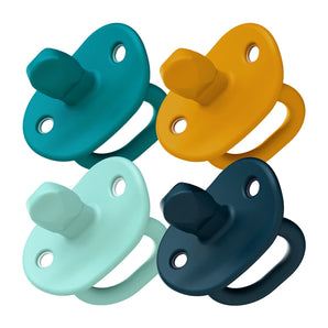 Boon® JEWL™ Orthodontic Silicone Pacifier - Stage 2 - Blue (4pk)