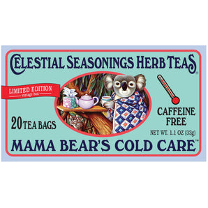 Celestial Seasonings Mama Bear's Cold Care Caffeine-Free Herbal Tea Bags, 20 Count