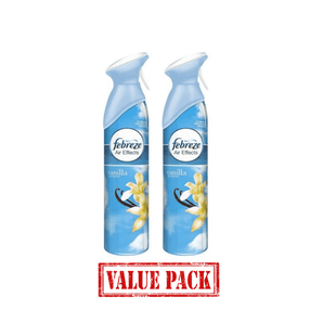 2 Pack Febreze Odor-Eliminating Vanilla Blossom Air Freshener Spray 10.14 oz. , Bundle Deal