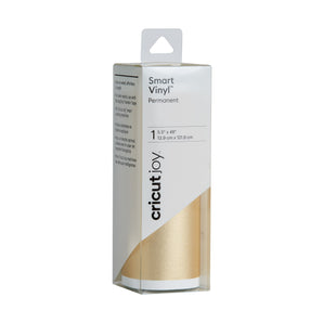 Cricut Joy™ Smart Vinyl™ Shimmer – Permanent, Gold, 5.5" x 48"