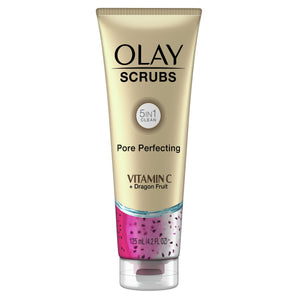 Olay Pore Perfecting Face Scrub with Vitamin C & Dragon Fruit, 4.2 Fl Oz