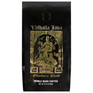 Valhalla Java Odinforce Blend Strong Whole Bean Coffee, 12 oz