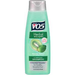 Alberto VO5 Herbal Escapes Clarifying Shampoo, Kiwi Lime Squeeze, 12.5 Oz