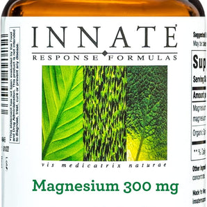 INNATE Response Formulas Magnesium 300 mg - Mineral Supplement For Muscle Relaxation - Vegetarian and Gluten-Free - 120 Capsules (60 Servings)