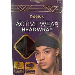 Donna Active Wear Headwrap Black