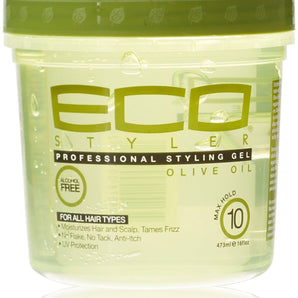Eco Styler Olive Oil Hair Styling Gel, 16 oz, Moisturizing, Unisex