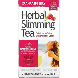 21st Century Herbal Slimming Tea - Cranraspberry 24 Bag(S)