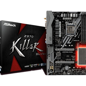 ASRock Z370 Killer SLI/ac LGA 1151 (300 Series) Intel Z370 HMI SATA 6Gb/s USB 3.1 ATX Intel Motherboard