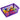 YBM Home Plastic Storage Basket Bin and Drawer Organizer, 11.5” x 8” Purple