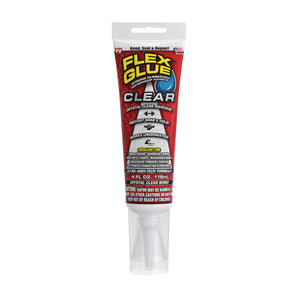 Flex Glue As Seen on TV Strong Rubberized Waterproof Adhesive, 4 oz, Clear