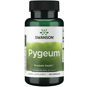 Swanson Pygeum - Herbal Supplement Promoting Male Prostate Health, Bladder, and Urinary Tract Health Support - Mens Health Supplement - (100 Capsules, 125mg Per Serving)