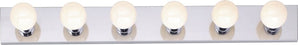 SF77/194-Nuvo Lighting-Six Light Bath Vanity-36 Inches Wide by 4.75 Inches High