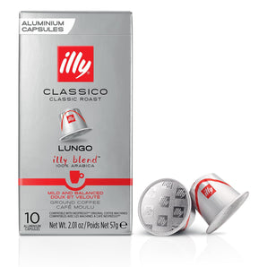 illy Classico Lungo Coffee Espresso Capsules 10-Count